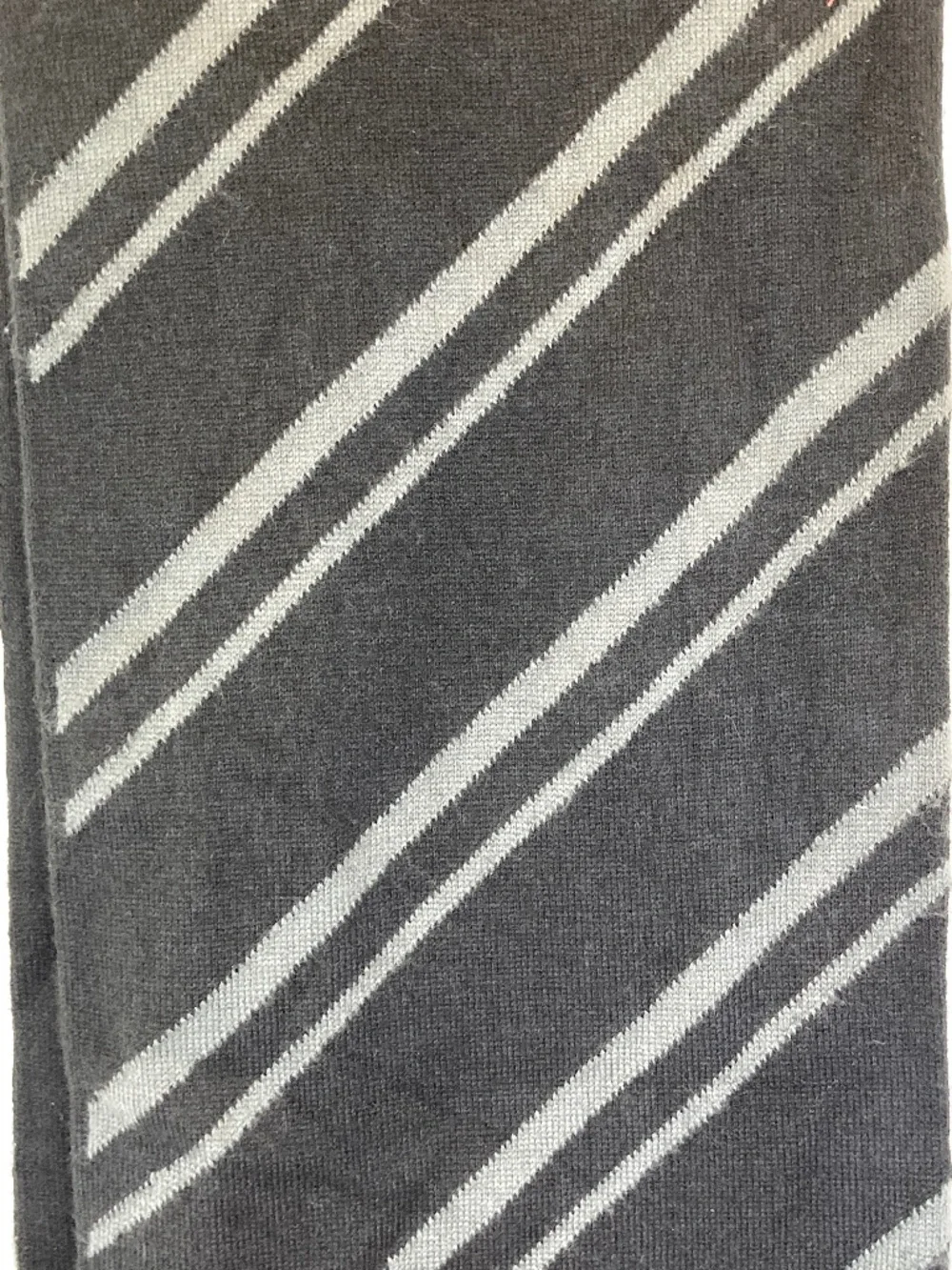 Disney Parks Scarf Mickey Mouse Black Gray Stripe Adult Unisex